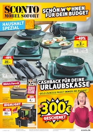 Möbel & Einrichtung Prospekt von Sconto SB Wakendorf Sconto SB Prospekt: "HAUSHALT SPEZIAL", 4 Seiten, 28.06.2025 - 18.07.2025