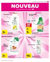 Promos Crème mains dans le catalogue "NOUVELLE ANNÉE MEILLEURE PROMO" de Carrefour à la page 21