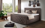 Aktuelles Boxspringbett Diamanti Klassik, braun, 200 x 200 cm, Härtegrad 2 und 3 Angebot bei HARDECK in Bochum ab 1.999,00 €