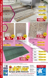 Aktueller Möbel Inhofer Prospekt mit Teppich, "Europas größte Wohnwelt", Seite 8