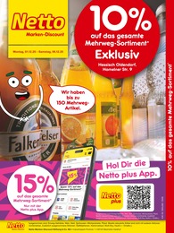 Netto Marken-Discount Prospekt für Hessisch Oldendorf mit 2 Seiten Netto Marken-Discount Prospekt "10% auf das gesamte Mehrweg-Sortiment" für Hessisch Oldendorf, 2 Seiten, 01.12.2025 - 06.12.2025
