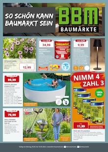 Aktueller BBM Baumarkt Prospekt "So schön kann Baumarkt sein!" Seite 1 von 16 Seiten