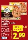 Lidl Angerville - Promo 8 burgers de poulet goût rôti Promo 8 burgers de poulet goût rôti à 2,99 € dans le catalogue Lidl à Angerville