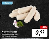 Weißwürstchen Angebote bei Konsum Pirna für 0,99 €