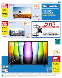 Offre Télécommande Tv dans le catalogue Carrefour du moment à la page 55