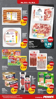 Wurst im aktuellen Penny Prospekt (Karlsruhe) Wurst im Penny Prospekt "Wer gĂĽnstig will, muss Penny." mit 42 Seiten (Karlsruhe)