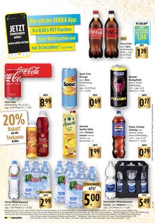Coca Cola im EDEKA Prospekt "Aktuelle Angebote" mit 51 Seiten (Lahr (Schwarzwald))