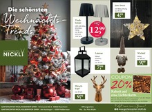 Gartencenter Nickl Prospekt für Hohenlinden: "Die schönsten Weihnachtstrends", 1 Seite, 08.11.2024 - 16.11.2024