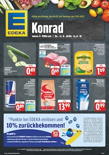 Aktueller EDEKA Prospekt "Wir lieben Lebensmittel!" Seite 1 von 8 Seiten für Lohr