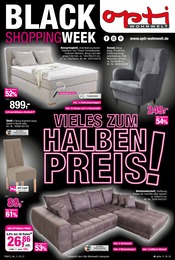 Opti-Wohnwelt Prospekt für Templin mit 24 Seiten Opti-Wohnwelt Prospekt "Black Shopping Week" für Templin, 24 Seiten, 10.11.2023 - 02.12.2023