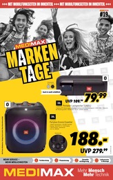 Elektromarkt Prospekt von MEDIMAX in Lüssow Aktueller MEDIMAX Elektromärkte Prospekt für Lüssow: MARKENTAGE. mit 9} Seiten, 02.05.2025 - 09.05.2025