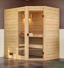Massivholz-Sauna „Valida Eck 1 Sparset“ von weka für 2.159,00 € bei OBI im Angebot Massivholz-Sauna „Valida Eck 1 Sparset“ von weka im aktuellen OBI Prospekt