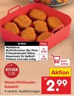 Waffelform, Muffinförmchen 12er Pack, Fritteuseneinsatz Silikon Angebote von Kitchen Club bei Netto Marken-Discount Schwerin für 2,99 €