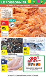 Promos Crevettes cuites dans le catalogue "LE MOIS MONOPOLY" de Carrefour à la page 26