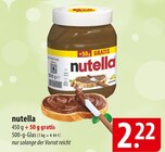 Aktuelles Nutella Angebot bei famila Nordost in Stade (Hansestadt) ab 2,22 €
