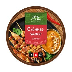 Erdnusssauce Scharf