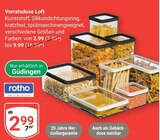 Vorratsdose Loft Angebote von rotho bei GLOBUS Oberhausen für 2,99 €
