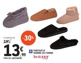 Pantoufle homme ou femme - ISOTONER dans le catalogue E.Leclerc