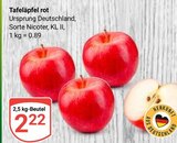 Aktuelle Äpfel Angebote bei GLOBUS in Duisburg Aktuelles Tafeläpfel rot Angebot bei GLOBUS in Duisburg ab 2,22 €