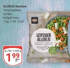 Gemüse im Angebot bei GLOBUS in Halle Gemüse Angebote von GLOBUS bei GLOBUS Halle für 1,99 €