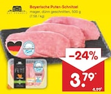 Bayerische Puten-Schnitzel von Gut Ponholz im aktuellen Netto Marken-Discount Prospekt für 3,79 €