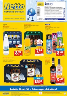 Netto Marken-Discount Lichtenfels Prospekt "DER ORT, AN DEM DU IMMER AUSGEZEICHNETE PREISE FINDEST." mit 2 Seiten