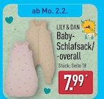 Baby-Schlafsack/-overall Angebote von LILY & DAN bei ALDI Nord Hattingen für 7,99 €