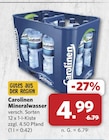 Mineralwasser von Carolinen im aktuellen combi Prospekt