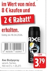 Bodyspray Angebote von Axe bei EDEKA Mannheim für 3,79 €