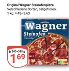 Steinofenpizza im Angebot bei GLOBUS in Castrop-Rauxel Steinofenpizza Angebote von Original Wagner bei GLOBUS Castrop-Rauxel für 1,69 €