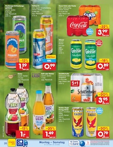 Coca Cola im Netto Marken-Discount Prospekt "Aktuelle Angebote" mit 68 Seiten (Rostock)