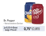 Dr. Pepper Angebote bei Metro Magdeburg für 0,89 €