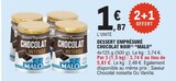 Dessert Emprésuré Chocolat Noir - MALO dans le catalogue E.Leclerc