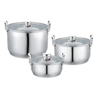 Lot de 3 faitouts empilables - BAUMALU dans le catalogue Carrefour
