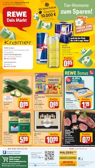 Bier im aktuellen REWE Prospekt (Recklinghausen) Bier im REWE Prospekt "Dein Markt" mit 34 Seiten (Recklinghausen)