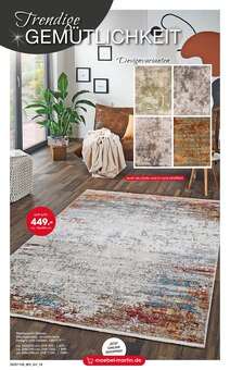 Teppichboden im aktuellen Möbel Martin Prospekt (Wiesbaden) Teppichboden im Möbel Martin Prospekt "ZAUBERHAFTE WEIHNACHTSZEIT" mit 24 Seiten (Wiesbaden)