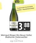Weingut Rieger Bio Neuer Süßer Badischer Federweißer bei Hieber im Prospekt "" für 3,88 €