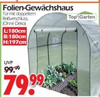 Folien-Gewächshaus Angebote von Top Garten bei Wreesmann Dresden für 79,99 €