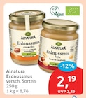 Erdnussmus von Alnatura für 2,19 € bei budni im Angebot Erdnussmus von Alnatura im aktuellen budni Prospekt