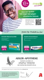 mea - meine apotheke Prospekt für Bad Münder mit 4 Seiten mea - meine apotheke Prospekt für Bad Münder: "Unsere Juni-Angebote", 4 Seiten, 01.06.2026 - 30.06.2026