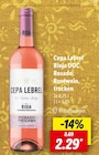 Lidl Schönau - Cepa Lebrel Rioja DOC Rosado, Roséwein, trocken Angebot im Prospekt Cepa Lebrel Rioja DOC Rosado, Roséwein, trocken bei Lidl im Schönau Prospekt für 2,29 €