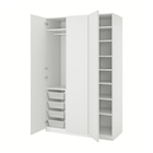 Schrankkombination weiß/weiß 150x60x236 cm von PAX / VIKANES im aktuellen IKEA Prospekt