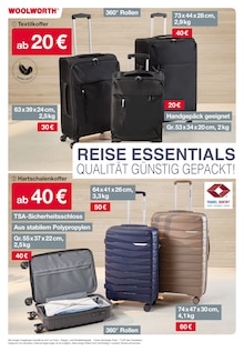 Koffer im Woolworth Prospekt "Aktuelle Angebote" mit 52 Seiten (Göttingen)