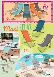 Offre Fauteuil Pliant dans le catalogue Maxi Bazar du moment à la page 13