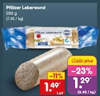 Pfälzer Leberwurst im Netto Marken-Discount Prospekt Pfälzer Leberwurst von im aktuellen Netto Marken-Discount Prospekt für 1,29 €