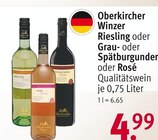 Wein von Oberkircher Winzer für 4,99 € bei Rossmann im Angebot Wein von Oberkircher Winzer im aktuellen Rossmann Prospekt