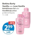 Vanilla Bath&Shower Gel von Bettina Barty im aktuellen V-Markt Prospekt für 2,99 €