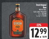 Original Rum Angebote von Stroh bei EDEKA Freiberg für 12,99 €