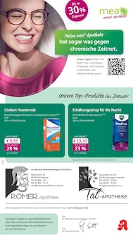 mea - meine apotheke Prospekt der Woche "Unsere Januar-Angebote" Seite 1, 01.01.2026 bis 31.01.2026 für Beckingen Aktueller mea - meine apotheke Prospekt "Unsere Januar-Angebote" Seite 1 von 4 Seiten für Beckingen