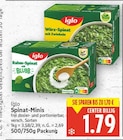 Rahm-Spinat mit Blubb von Iglo für 1,79 € bei E center im Angebot Rahm-Spinat mit Blubb von Iglo im aktuellen E center Prospekt